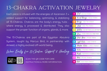 Load image into Gallery viewer, 13-Chakra Activation | *Macrame* Bracelet {GOLD}