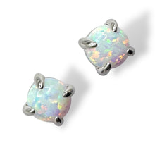 Load image into Gallery viewer, Astral Opal Stud Earrings {SILVER}