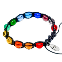 Load image into Gallery viewer, 13-Chakra Activation | *Macrame* Bracelet {GOLD}