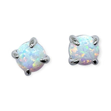 Load image into Gallery viewer, Astral Opal Stud Earrings {SILVER}