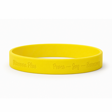 Load image into Gallery viewer, Silicone Bracelet - Nirvana Plus | YELLOW {Large - 7 ⅜"}