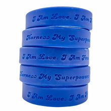 Load image into Gallery viewer, Silicone Bracelet - Ascension 3 | BLUE {Toddler - 5 ½"}