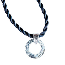 Load image into Gallery viewer, *LIMITED* 30mm Cosmic Ring Necklace | CAL V {Braided Cord}