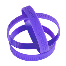 Load image into Gallery viewer, Silicone Bracelet - 3R Formula | PURPLE {Large - 7 ⅜"}