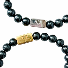 Load image into Gallery viewer, Shungite Bracelet | Mens | 8.5" {GOLD}