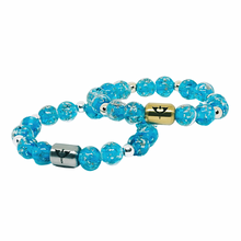 Load image into Gallery viewer, Firefly Glow Bracelet | Aqua Sky {GOLD}
