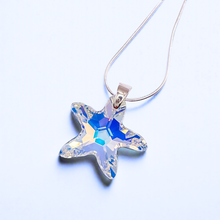Load image into Gallery viewer, *LIMITED* 20mm Crystal Starfish Necklace | CRYSTAL AB
