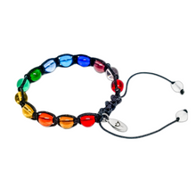 Load image into Gallery viewer, 13-Chakra Activation | *Macrame* Bracelet {GOLD}
