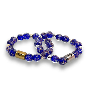 Firefly Glow Bracelet | Deep Blue {SILVER}