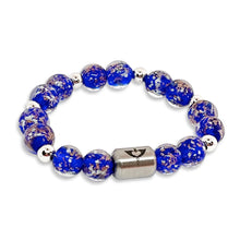 Load image into Gallery viewer, Firefly Glow Bracelet | Deep Blue {SILVER}
