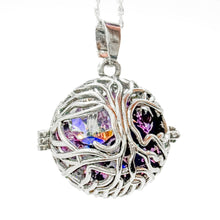 Load image into Gallery viewer, Tree of Life Crystal Harmony Cage Pendant
