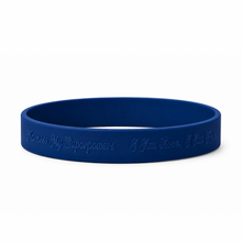 Load image into Gallery viewer, Silicone Bracelet - Ascension 3 | BLUE {Small - 6 ¾"}
