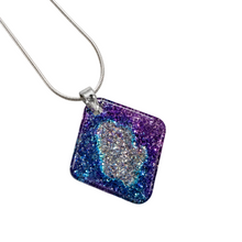 Load image into Gallery viewer, *LIMITED* Swarovski Galaxy Aura Geode Necklace*
