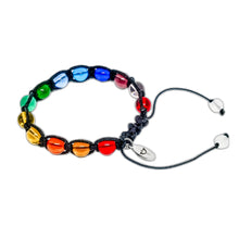 Load image into Gallery viewer, 13-Chakra Activation | Single-Strand *Macrame* Bracelet
