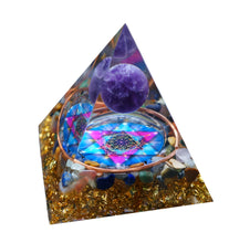 Load image into Gallery viewer, Pyramid | Amethyst Merkaba
