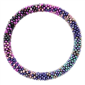 Intergalactic Glitter Bomb Ombré | Roll-On Glass Bead Bracelet | {7"}