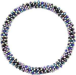 Galaxy Gradient | Roll-On Glass Bead Bracelet | {7.5"}