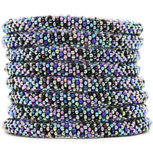 Load image into Gallery viewer, Galaxy Gradient | Roll-On Glass Bead Bracelet | {7.5&quot;}
