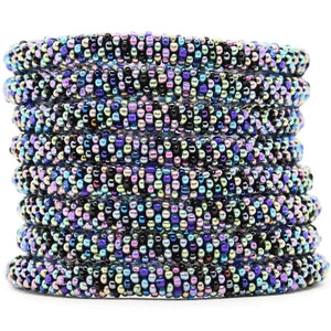 Galaxy Gradient | Roll-On Glass Bead Bracelet | {7.5"}