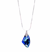 Load image into Gallery viewer, *LIMITED EDITION* Galactic Crystal Necklace | BERMUDA BLUE
