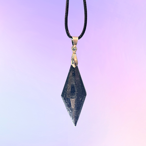 Spirit Pendulum Necklace | Blue Quartz