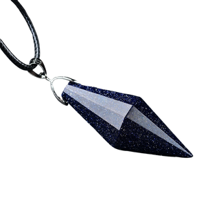 Spirit Pendulum Necklace | Blue Quartz