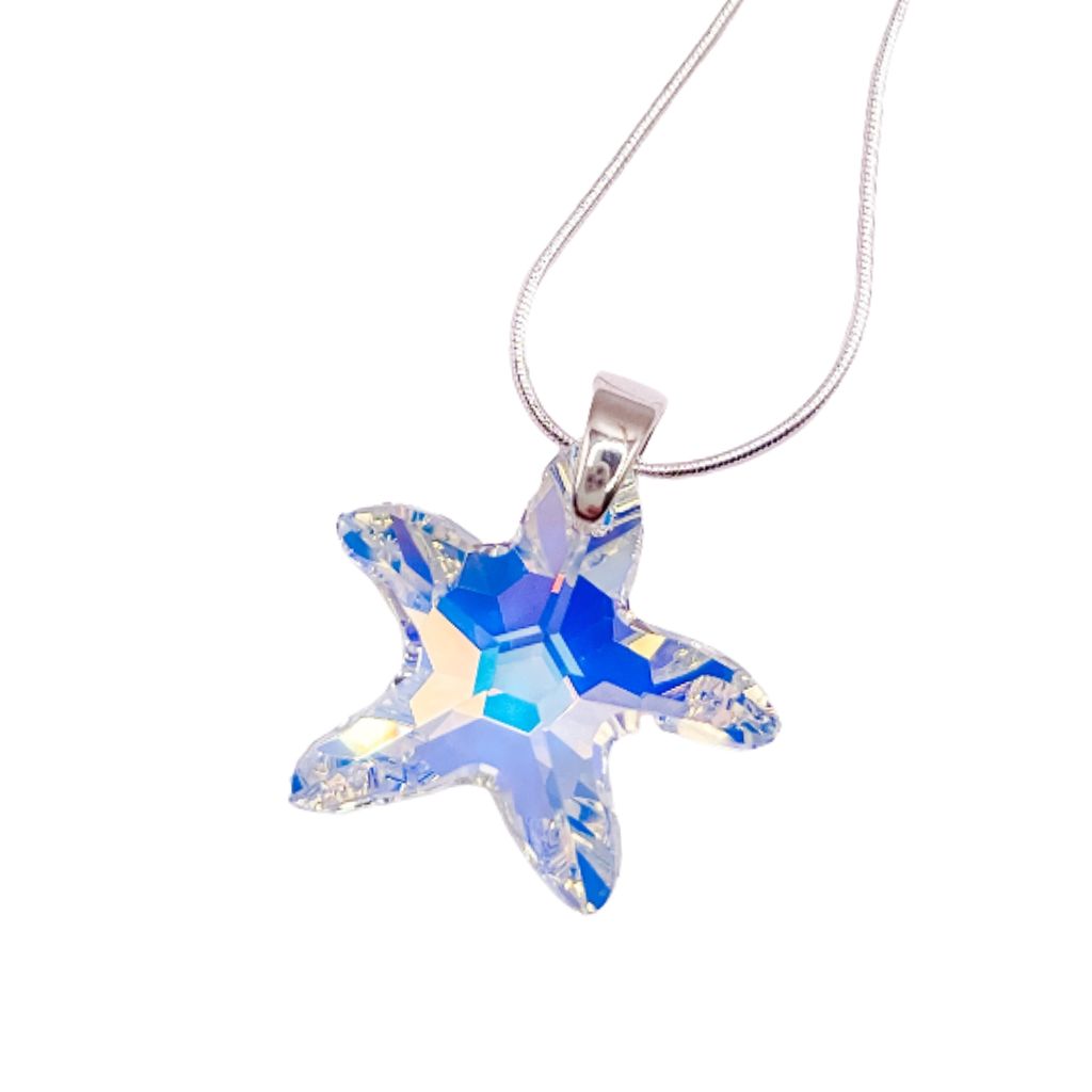 *LIMITED EDITION* 20mm Crystal Starfish Necklace | CRYSTAL AB