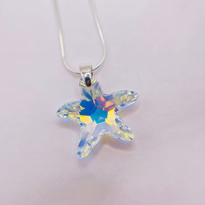 *LIMITED EDITION* 20mm Crystal Starfish Necklace | CRYSTAL AB