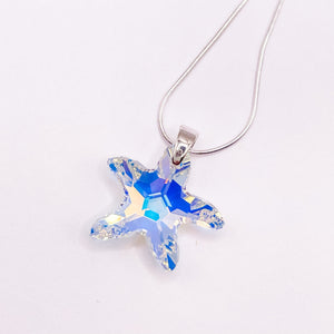 *LIMITED EDITION* 20mm Crystal Starfish Necklace | CRYSTAL AB