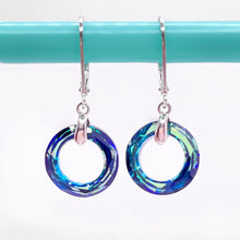 Load image into Gallery viewer, *LIMITED EDITION* Cosmic Ring Earrings | BERMUDA BLUE
