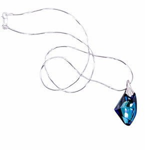 *LIMITED EDITION* Galactic Crystal Necklace | BERMUDA BLUE