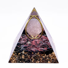 Load image into Gallery viewer, Pyramid | Rose Quartz Sphere Embraced
