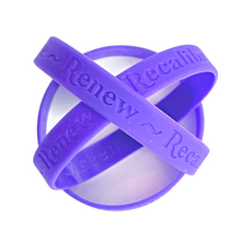 Load image into Gallery viewer, Silicone Bracelet - 3R Formula | PURPLE {Large - 7 ⅜&quot;}
